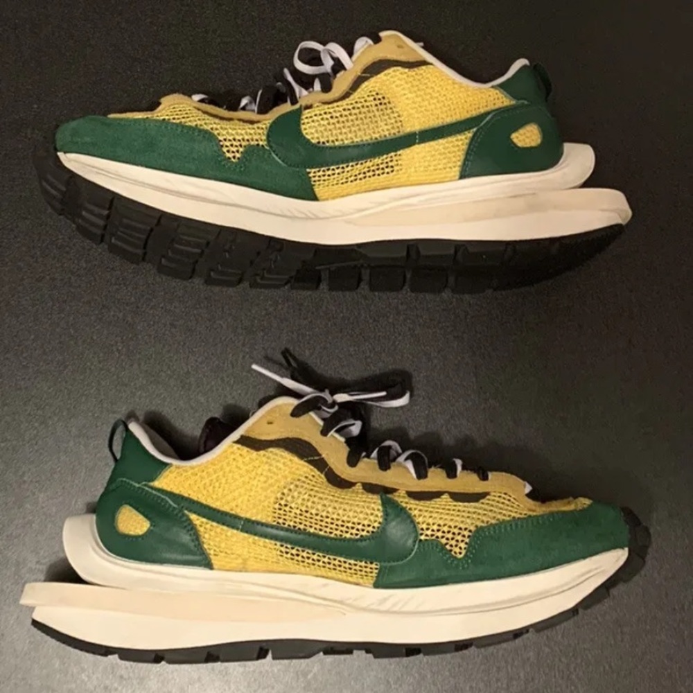 Nike Vaporwaffle Sacai Tour Yellow Stadium Green CV1363-700 Men’s Size 14 - Picture 3 of 7